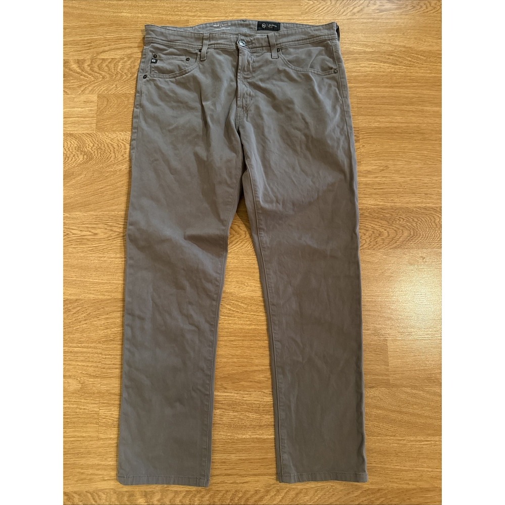 AG Adriano Goldschmied Pants Men's‎ Gray Tellis 34x34 (Act 35x30) Modern Slim